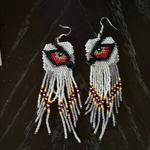 Beaded Fringe Earrings